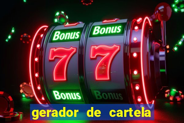 gerador de cartela de bingo